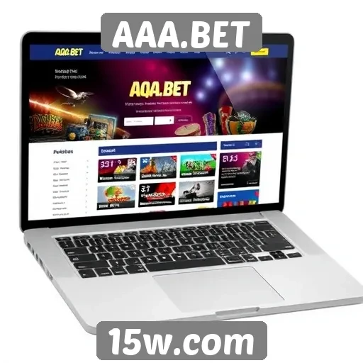 Interface do usuário do site AAA.BET é intuitiva